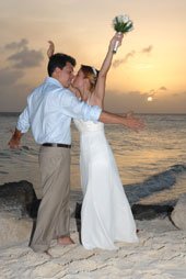 Romantische ceremonies op het strand van Aruba