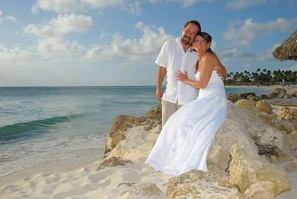 Romantische ceremonies op het strand van Aruba