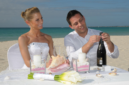Romantische ceremonies op het strand van Aruba