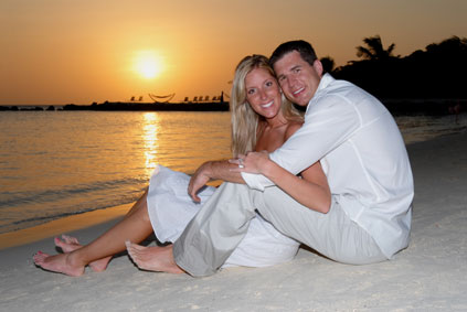 Incredible sunset on Aruba